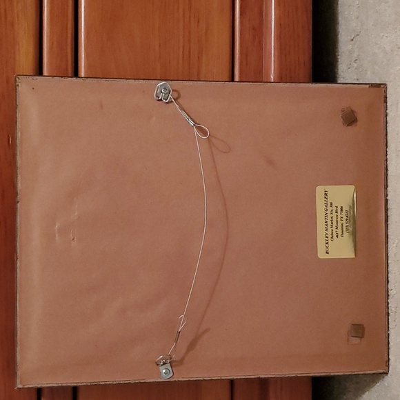 P Buckley Moss lithograph, signed by artist - Picture 2 of 2